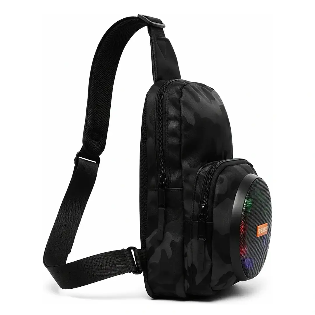 Parlante Mochila Bluetooth mCasa Portátil con Radio FM y Luces RGB 2