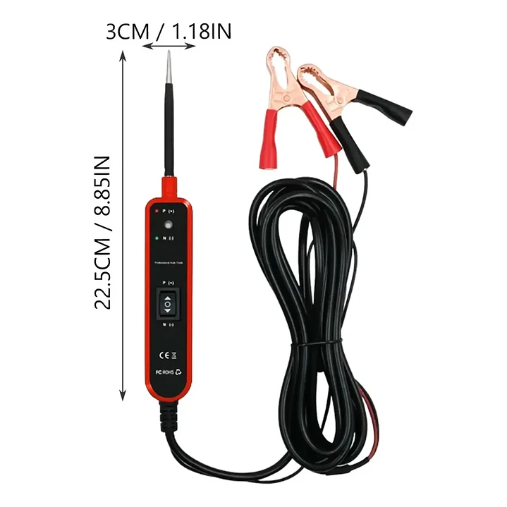 Probador Profesional de Circuitos Automotriz mCasa Pervoi 12V-24V 3