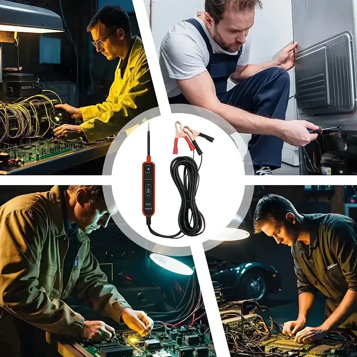 Probador Profesional de Circuitos Automotriz mCasa Pervoi 12V-24V 5