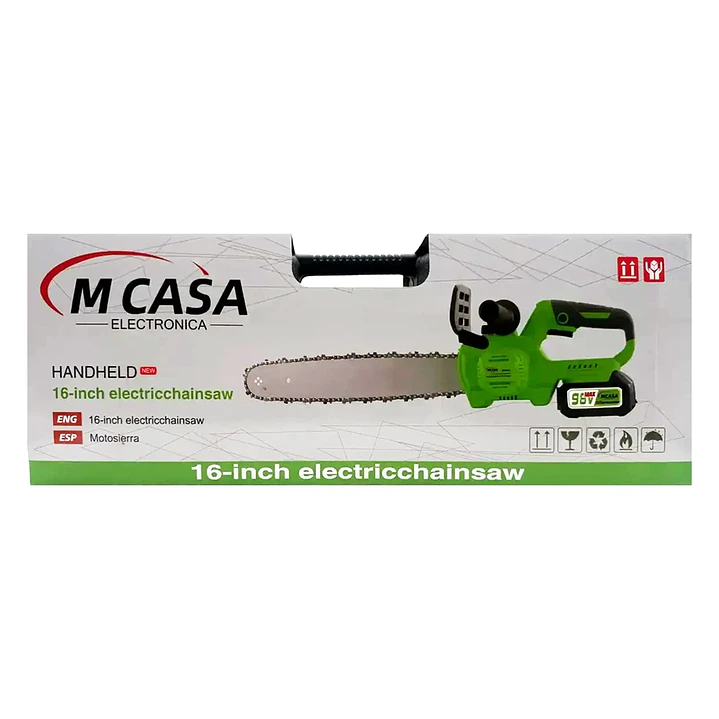 Motosierra Inalámbrica Brushless 16 Pulgadas 98V con Lubricación Automática 4