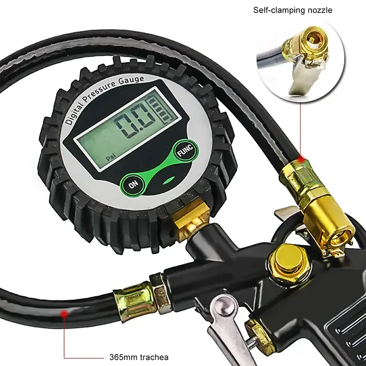 Medidor de Presión de Neumáticos Digital Mcasa Afixs-Tools 230 PSI 3