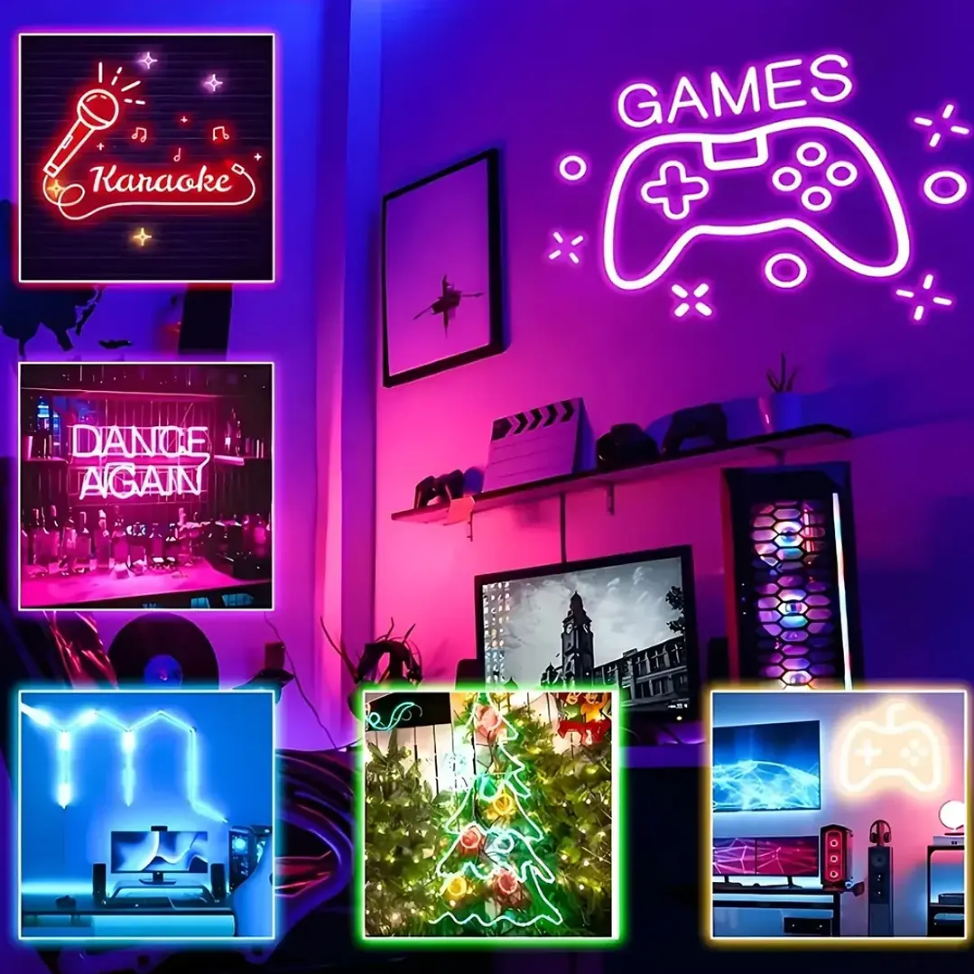 Kit de Luces LED Ambiente para Interior de Auto 110cm con Conexión 12V 6