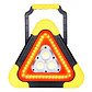 Triángulo de Emergencia LED Solar con Soporte y Carga USB - Miniatura 1