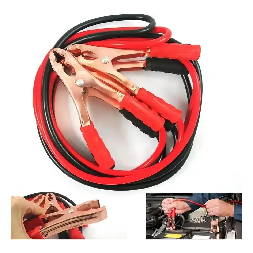 Cable Puente de Batería 1500 Amp Roba Corriente 2 Metros para Autos y Camionetas 5