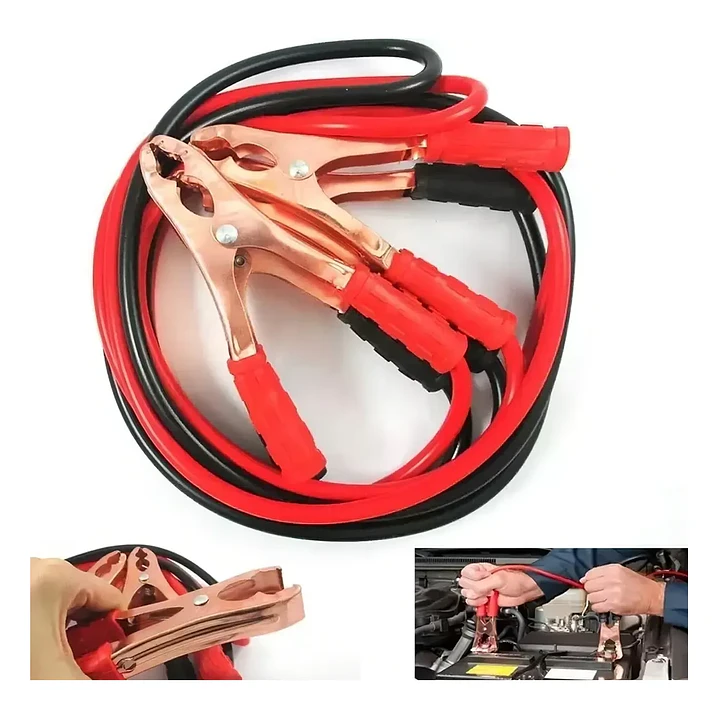Cable Puente de Batería 1500 Amp Roba Corriente 2 Metros para Autos y Camionetas 5