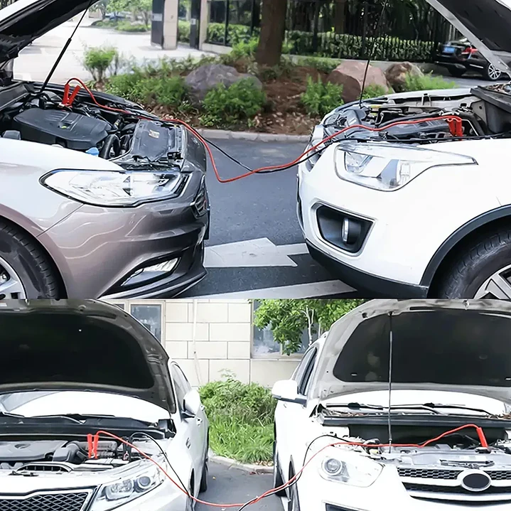 Cable Puente de Batería 1500 Amp Roba Corriente 2 Metros para Autos y Camionetas 7