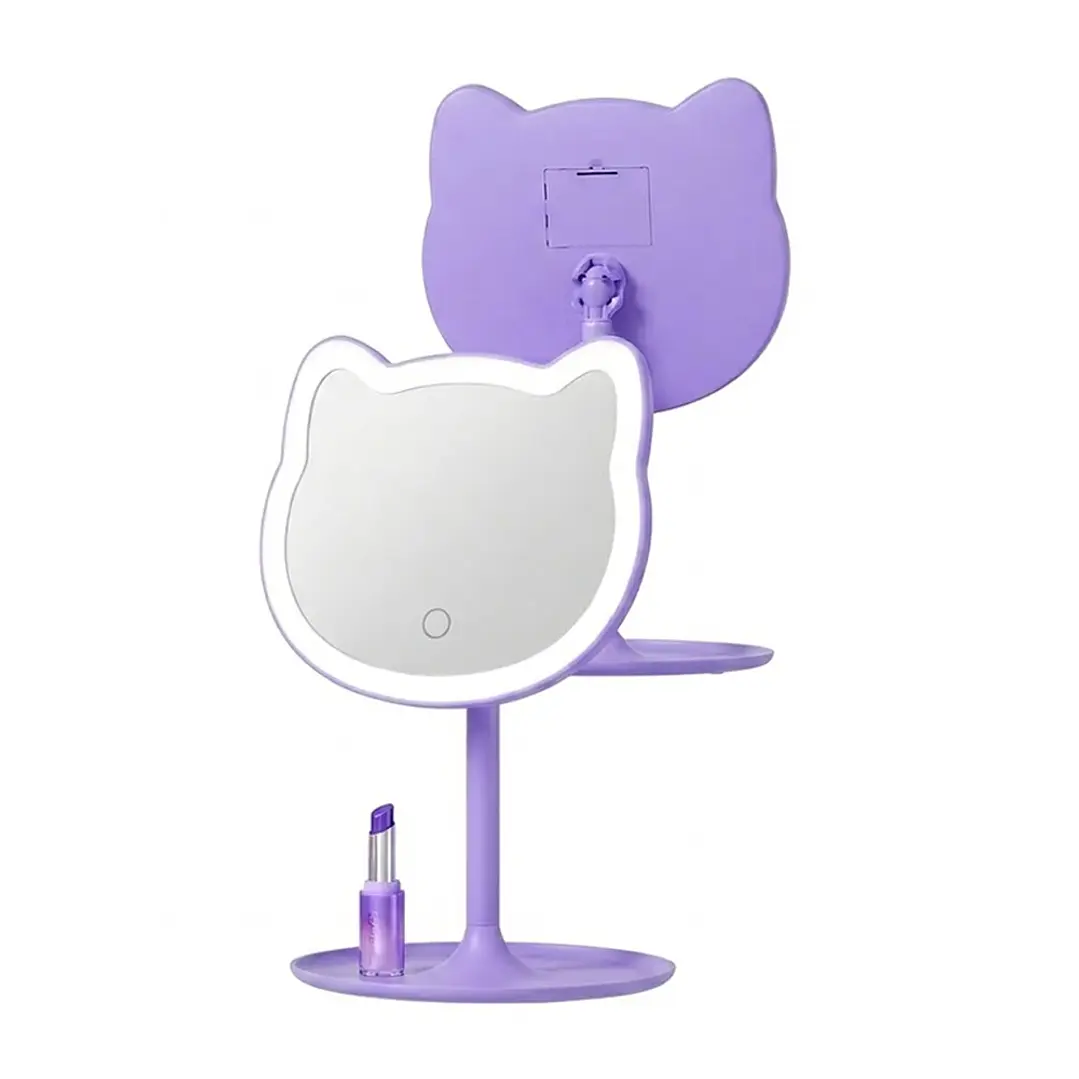 Espejo Led Maquillaje Tocador Usb Recargable 3 Tonos Mcasa 3