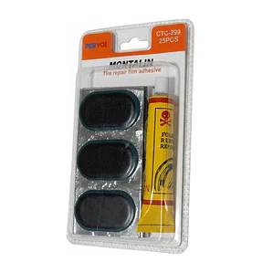 Parches De Bicicleta Kit 25 Unidades +pegamento Pervoi Mcasa
