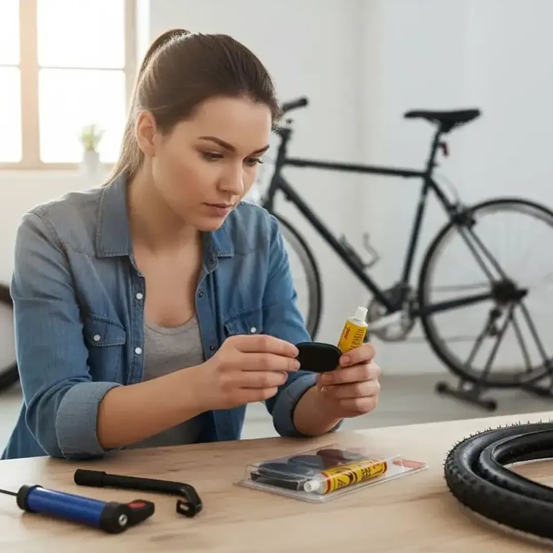 Parches De Bicicleta Kit 49 Unidades +pegamento Pervoi Mcasa 5
