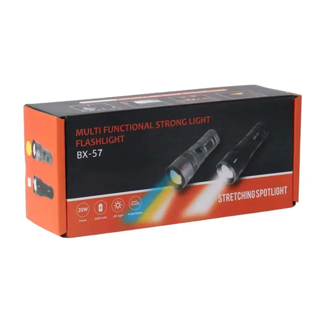 Linterna Táctica Gran Potenia Recargable Multicolor Mcasa 3