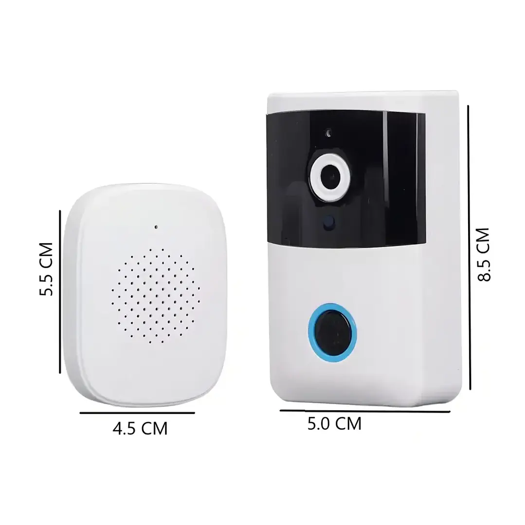 Timbre Inalámbrico Con Cámara Hd Y Wifi Para Hogar Mcasa 2