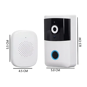 Timbre Inalámbrico Con Cámara Hd Y Wifi Para Hogar Mcasa