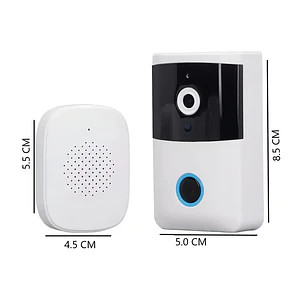 Timbre Inalámbrico Con Cámara Hd Y Wifi Para Hogar Mcasa