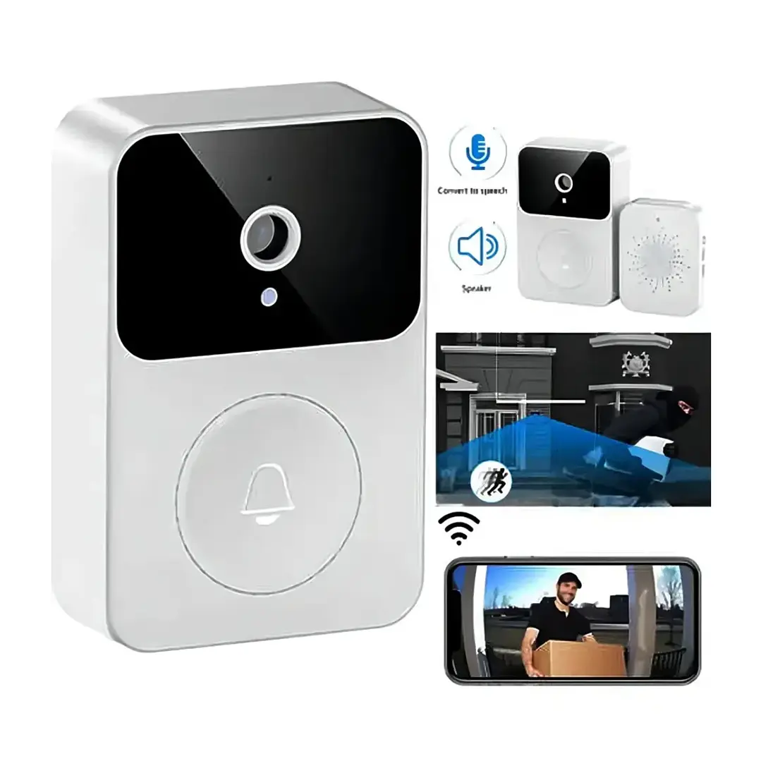 Timbre Con Videollamada Inteligente Seguridad Hogar Mcasa 2