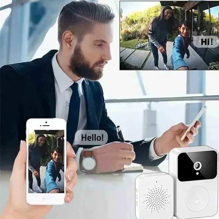 Timbre Con Videollamada Inteligente Seguridad Hogar Mcasa 6