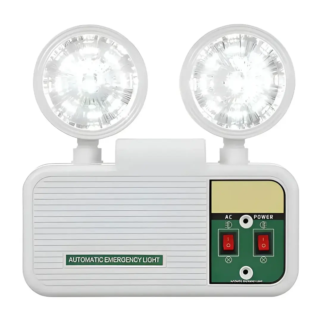 Luz De Emergencia Recargable Doble Foco 1800mah Mcasa 1