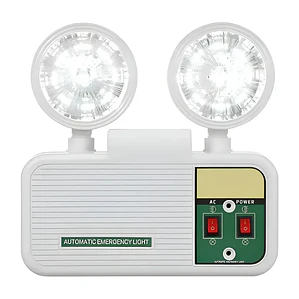 Luz De Emergencia Recargable Doble Foco 1800mah Mcasa