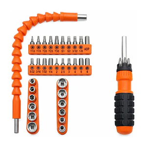 Set De Dados Y Puntas Con Extension Flexible 43p Afixs-mcasa