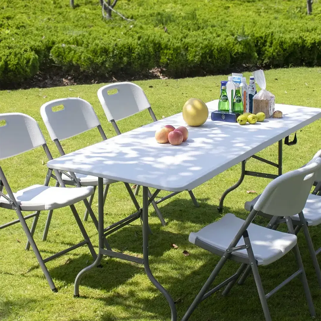Mesa Camping Plegable Valija Casa Jardin Playa 1.80 Mcasa 5