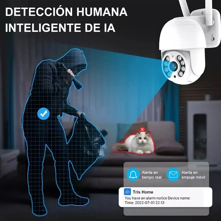 Kit de Cámara De Seguridad Para El Hogar Wifi 5g Audio 4k Mcasa 6