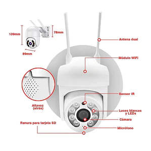 Kit de Cámara De Seguridad Para El Hogar Wifi 5g Audio 4k Mcasa