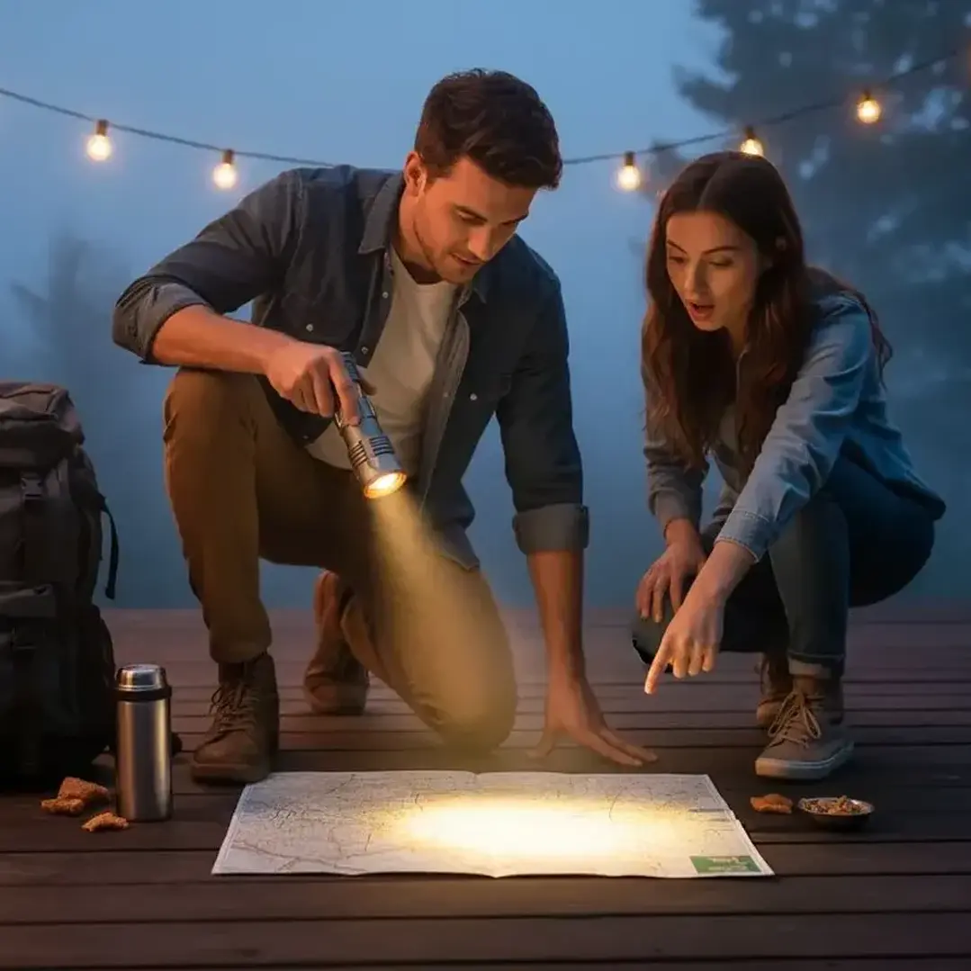 Linterna Táctica Led Telescópica Recargable Tipo C 2 Focos 3