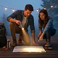 Linterna Táctica Led Telescópica Recargable Tipo C 2 Focos - Miniatura 3