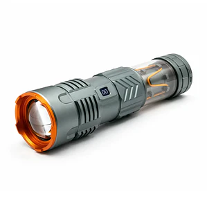 Linterna Táctica Led Telescópica Recargable Tipo C 2 Focos