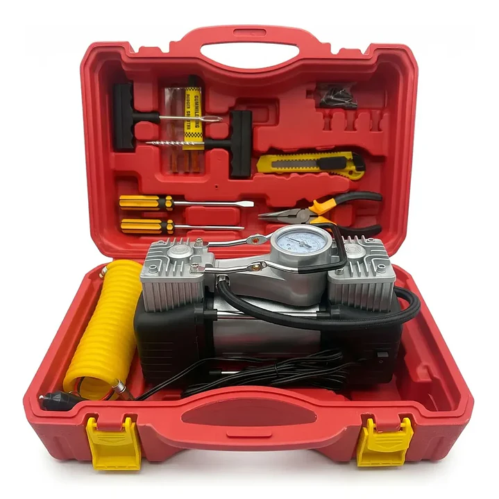 Compresor de Aire 12V Portátil M Casa de 150 PSI para Neumáticos y Pinchazos 2