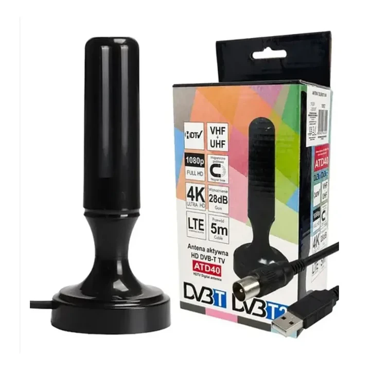 Antena Tv Digital Full Hd 4k Exterior E Interior 5mts Mcasa 1