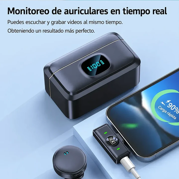 Microfono Inalambrico Videos Levalier Solapa Tipo C 40hrs 4