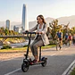 Scooter Eléctrico Plegable Con Asiento Para Adultos Vel/40km - Miniatura 5