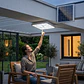 Lampara Plafon Cuadrado De Techo Solar 400w Luz Blanco Frio - Miniatura 4