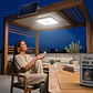 Lampara Plafon Cuadrado De Techo Solar 500w Luz Blanco Frio - Miniatura 6
