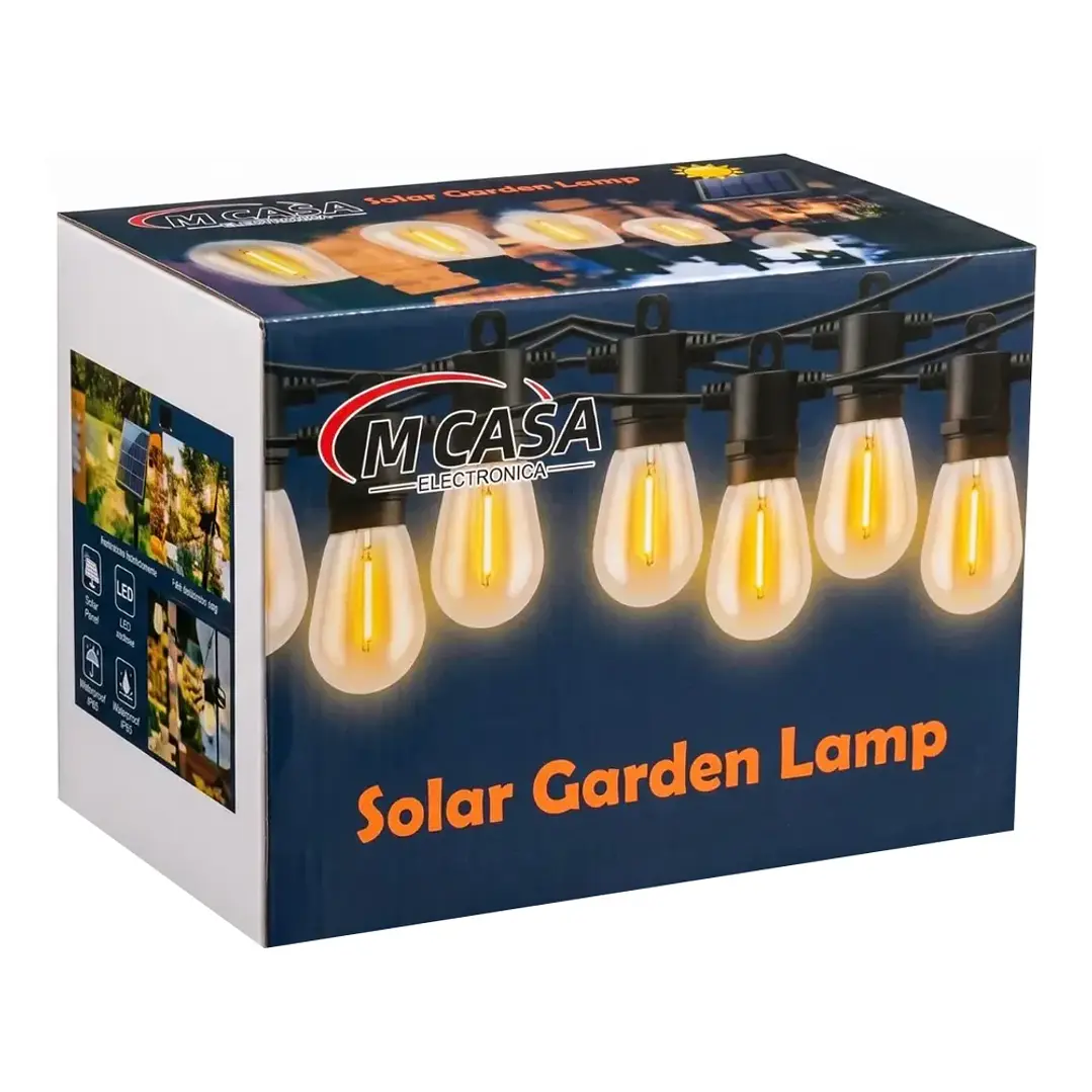 Guirnalda Solar LED 5 Metros para Terraza y Exterior - MCasa 2