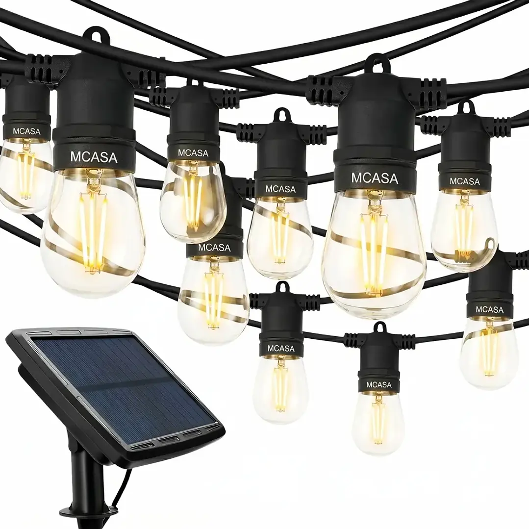 Guirnalda Solar LED 10 Metros para Terraza y Exterior - MCasa 1