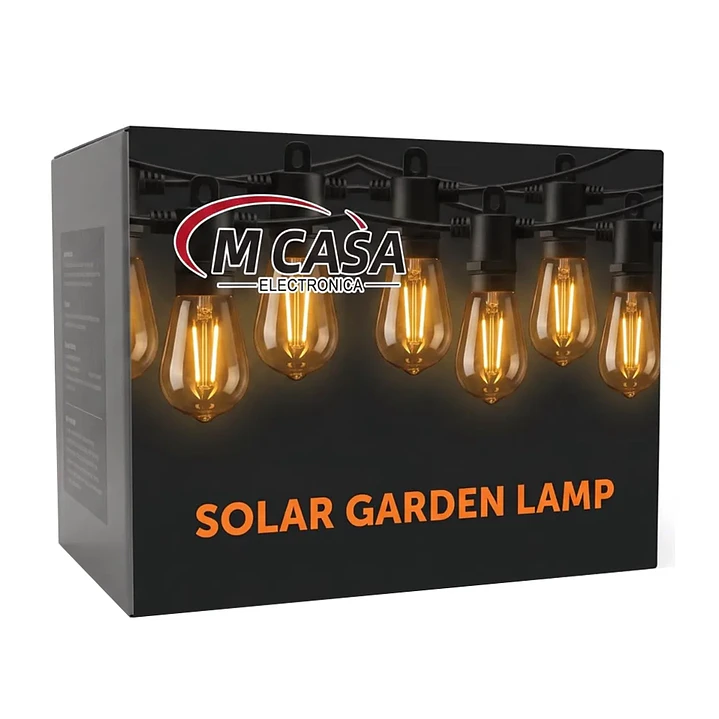 Guirnalda Solar LED 10 Metros para Terraza y Exterior - MCasa 2