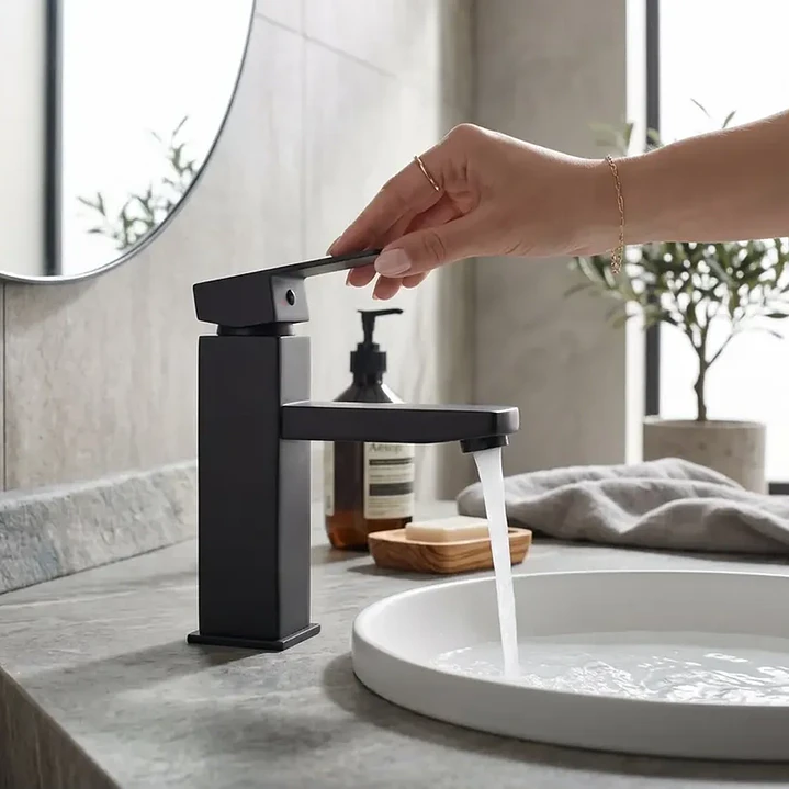 Llave Monomando Lavamanos Grifería Baño Hogar Mcasa-akua 5
