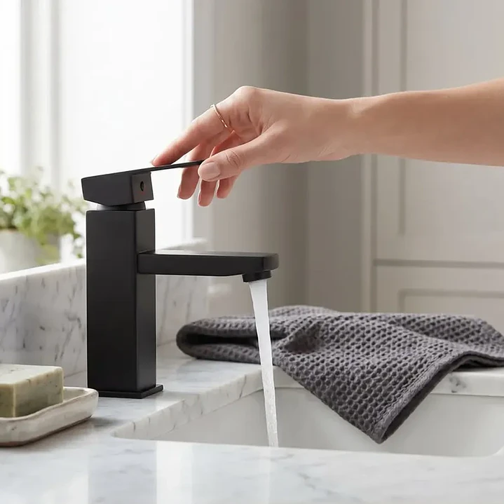 Llave Monomando Lavamanos Grifería Baño Hogar Mcasa-akua 6