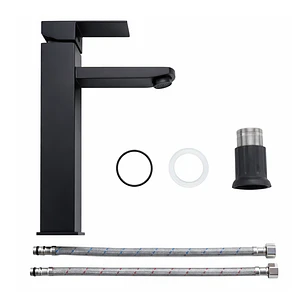 Llave Monomando Lavamanos Grifo Alto Baño Hogar Mcasa-akua