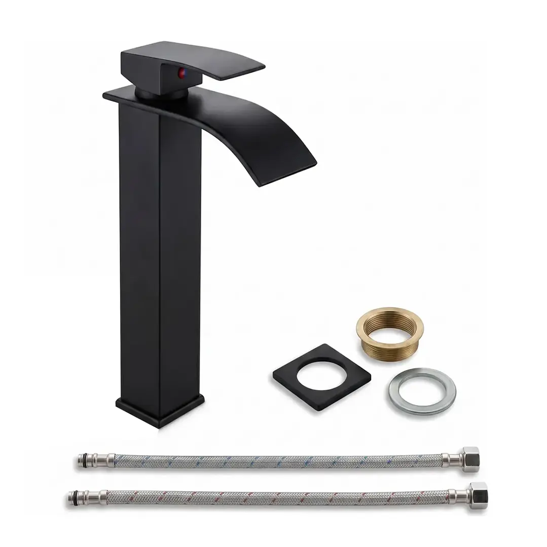 Llave Monomando Lavamanos Grifo Alto Baño Hogar Mcasa Akua 3