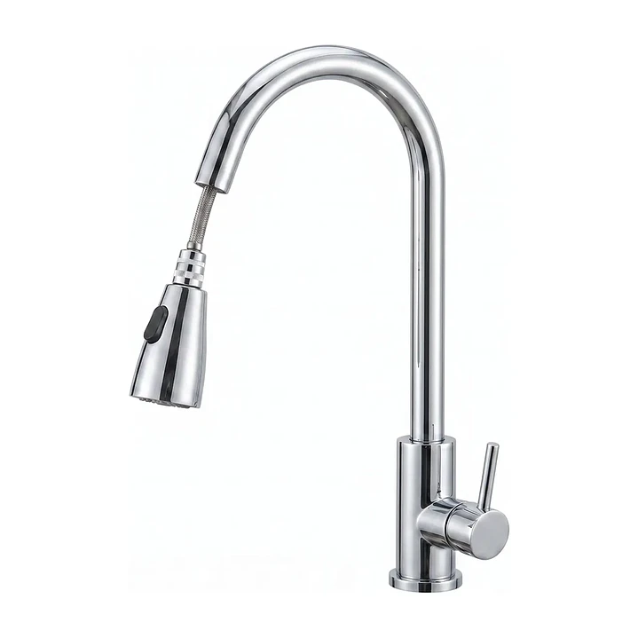Llave de Cocina Monomando Cromada Mcasa Akua 1