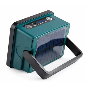 Foco Solar de Emergencia MCasa 50W Recargable 10000lm con Luz de Alerta