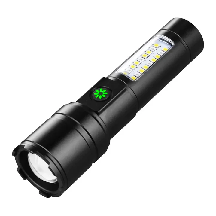 Linterna Táctica LED Recargable USB 3000Lm Zoom MCASA 1