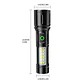 Linterna Táctica LED Recargable USB 3000Lm Zoom MCASA - Miniatura 3