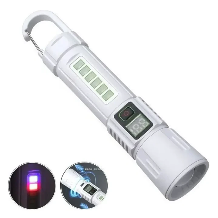 Linterna Táctica LED Recargable 5000Lm Zoom MCASA 2