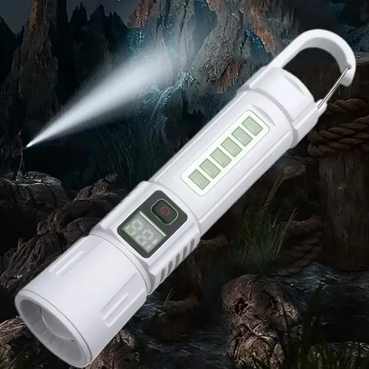 Linterna Táctica LED Recargable 5000Lm Zoom MCASA 5