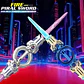 Espada Doble Retráctil con Luces y Sonido Cosplay Mcasa - Miniatura 10