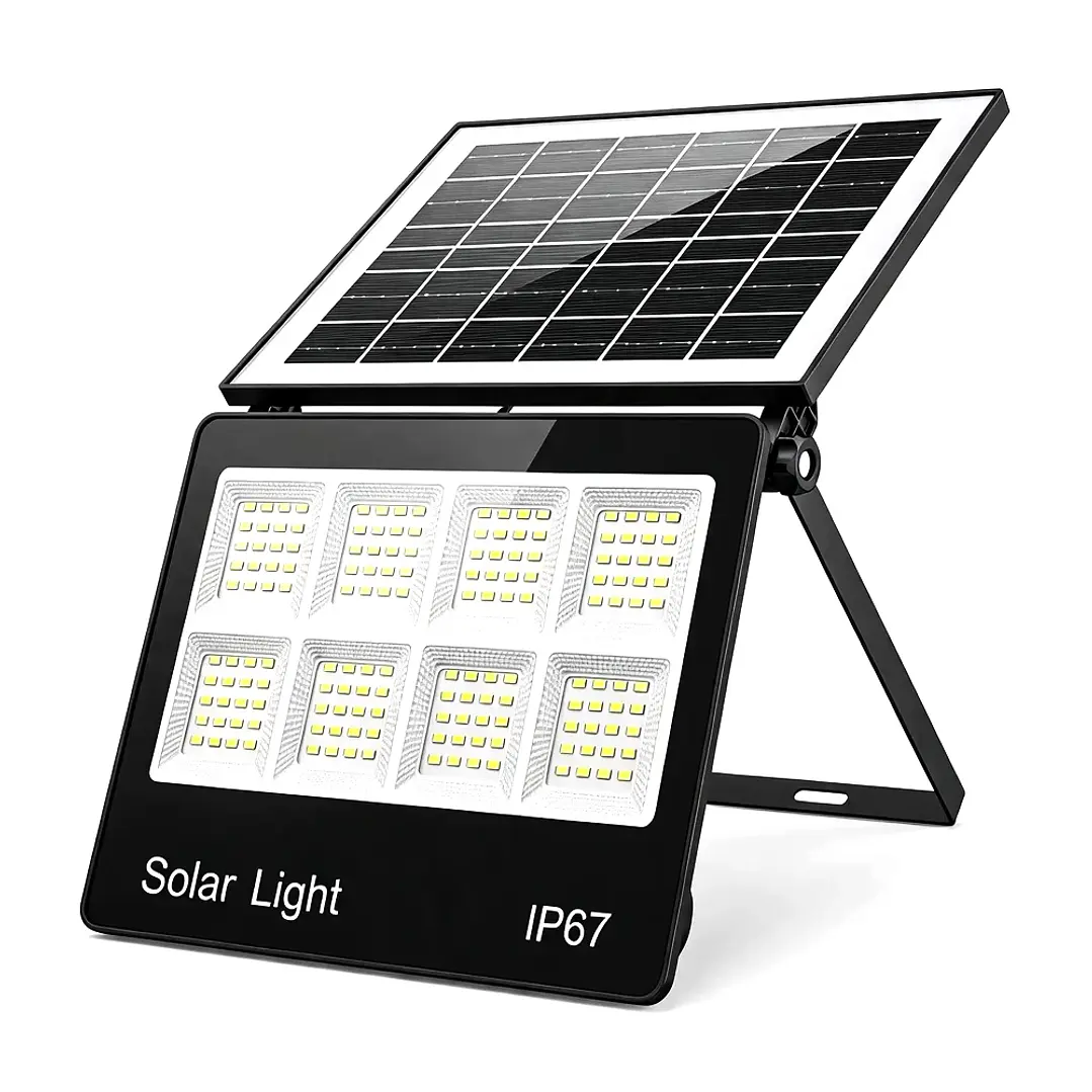 Foco Proyector Solar LED Exterior 250W IP67 con Control Remoto – Mcasa 1