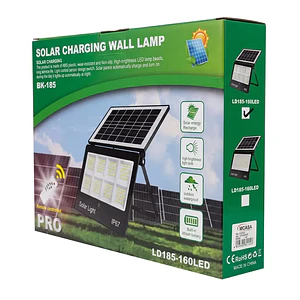 Foco Proyector Solar LED Exterior 250W IP67 con Control Remoto – Mcasa